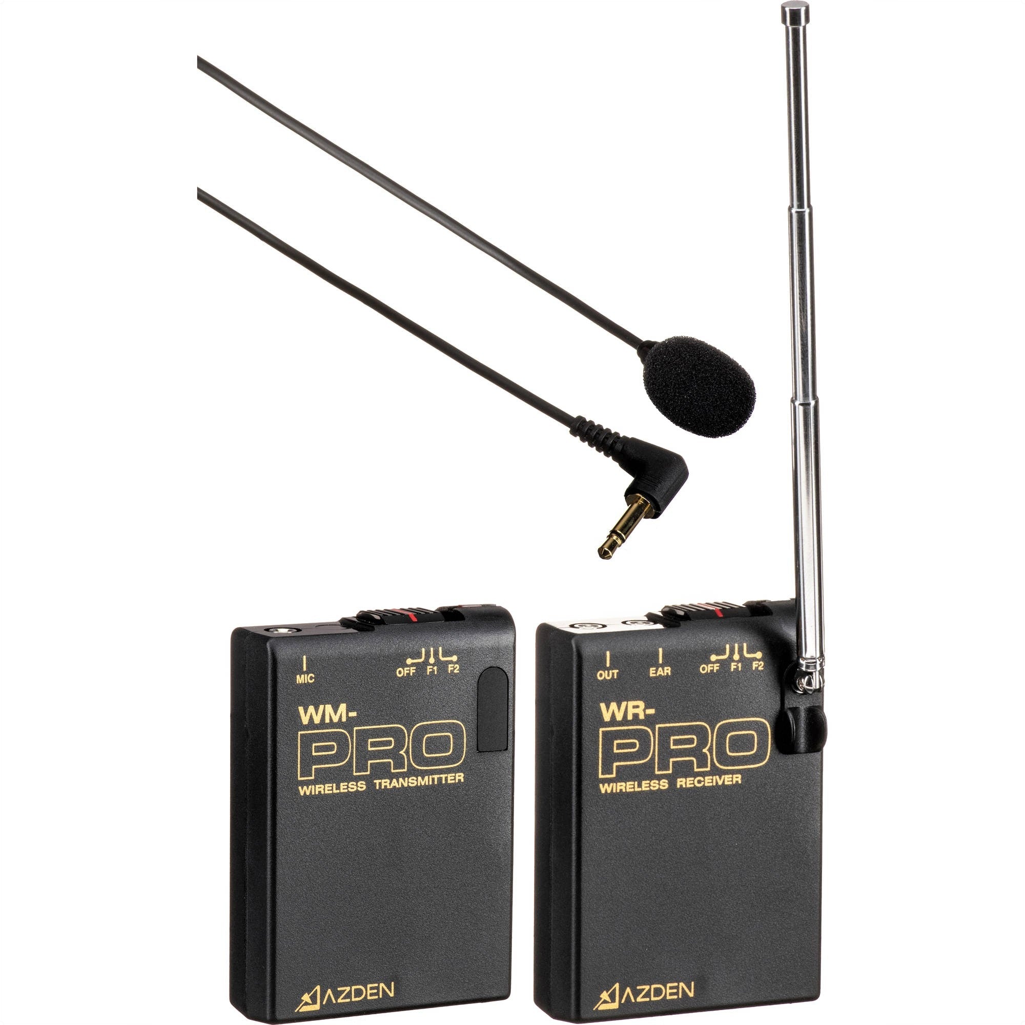 Azden VHF Wireless Lavalier Microphone System for Smartphones (169 & 170 MHz)