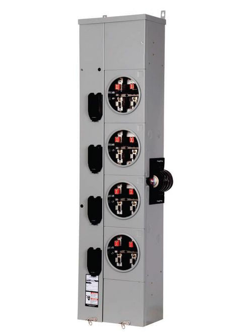 Siemens WMM42125J Power Mod Meter Stack 4 Socket 125A 1200A Bus NEMA 3R