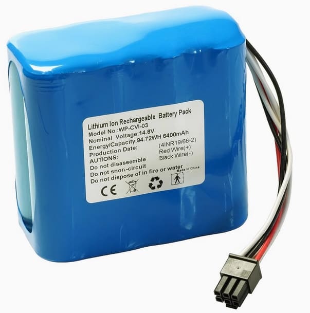WP-CVI-03 Battery for PMS Minicapt 100 Microbial Air Sampler 6400mAh