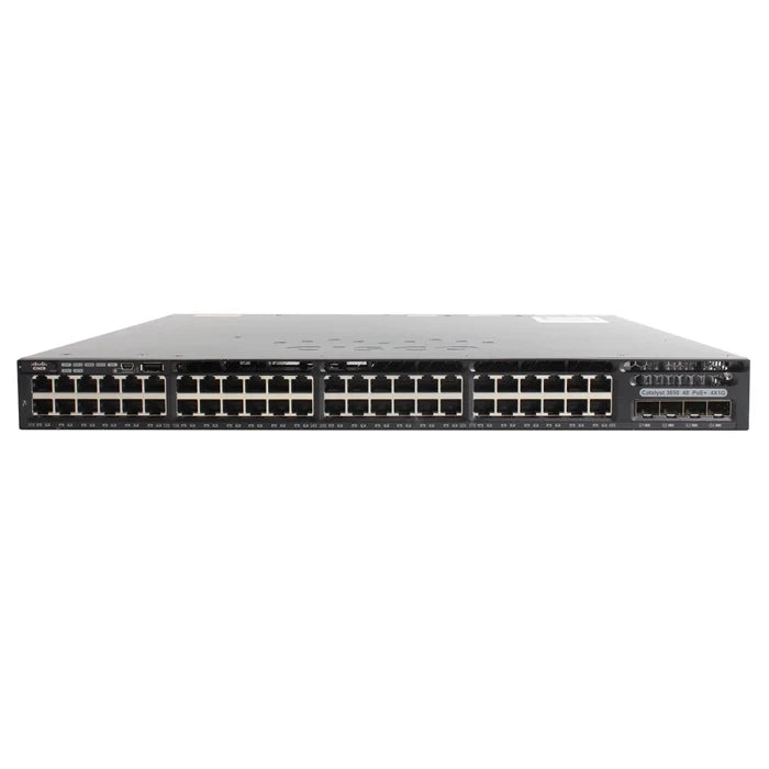 WS-C3650-48FS-S | Cisco 48x 1GB PoE+ RJ-45 4x 1GB SFP Switch