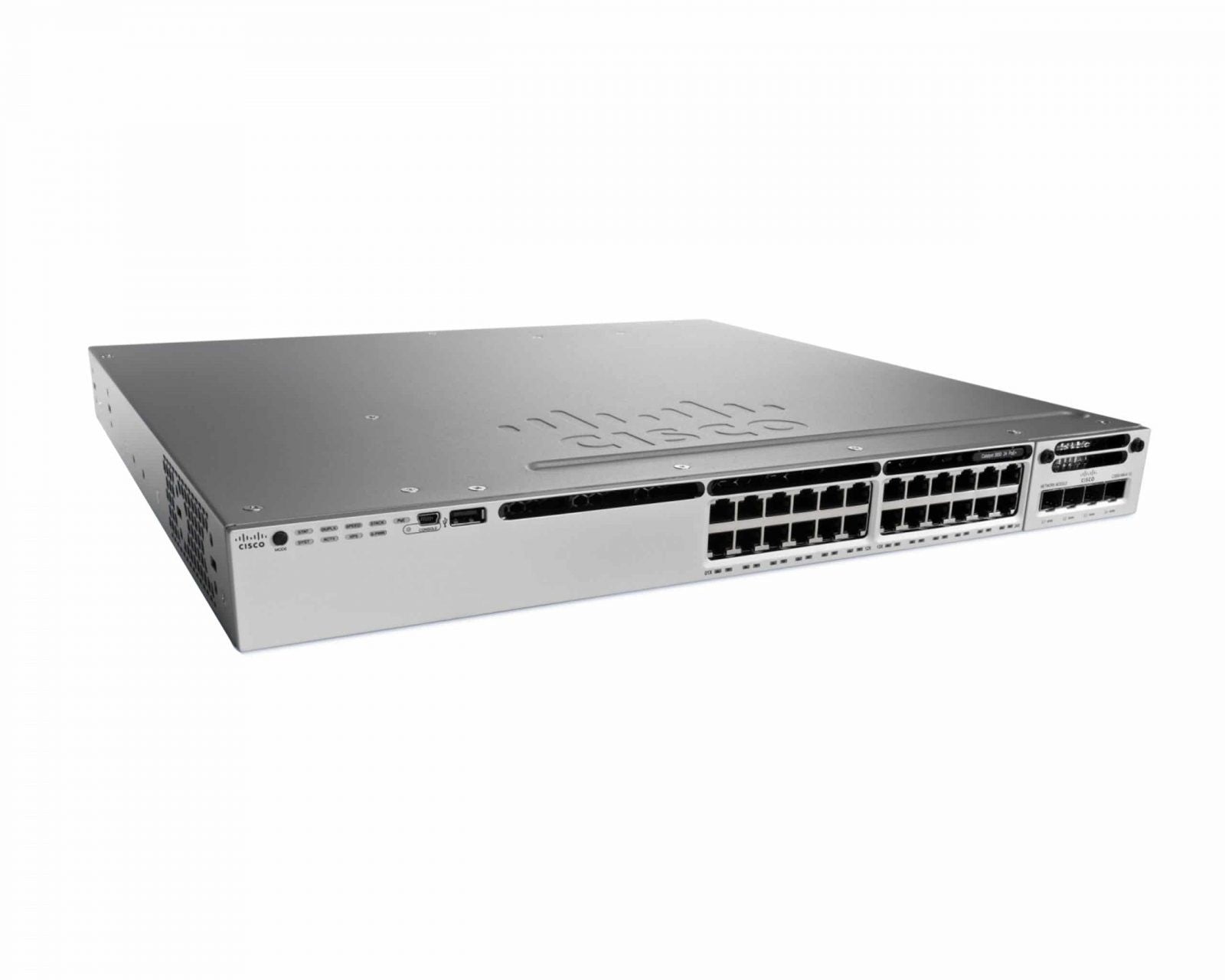 WS-C3850-24T-S | Cisco Stackable 24 10/100/1000 Ethernet Ports