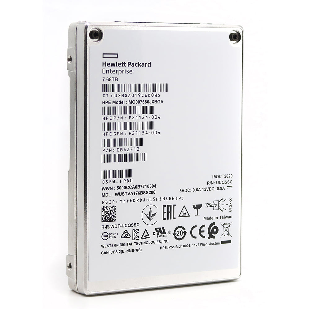 HP Ultrastar DC SS540 WUSTVA176BSS200 0B42398 7.68TB SAS 12Gb/s 2.5in Recertified Solid State Drive
