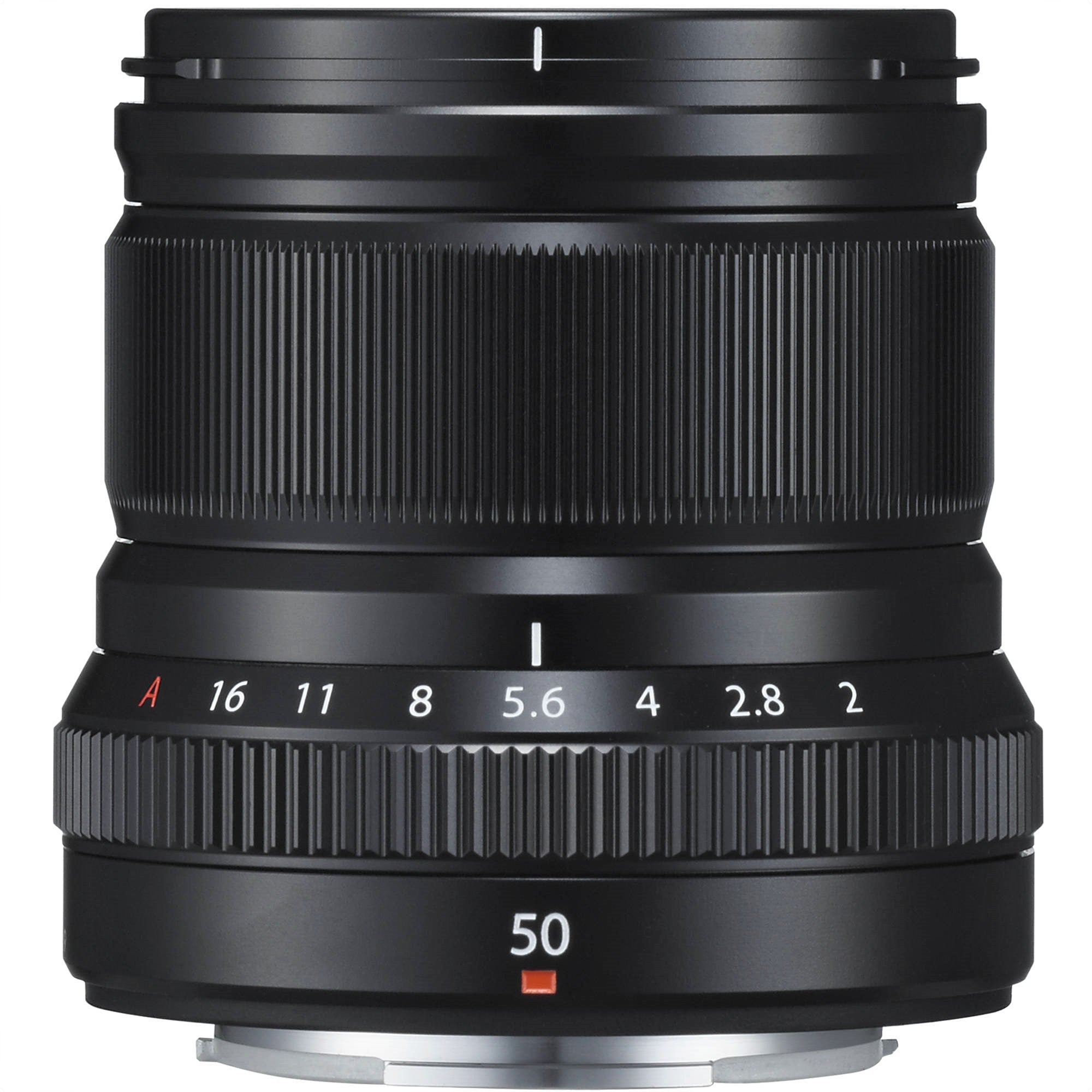 Fujifilm XF 50mm F2 R WR Lens (Black & Silver)