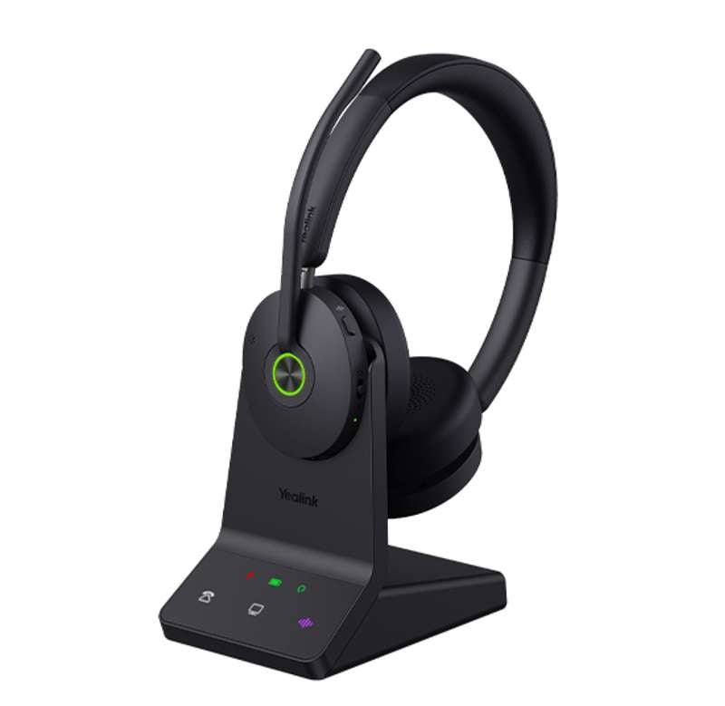 Yealink WH68 UC Hybrid DECT & Bluetooth Wireless Headset for Unified Communications