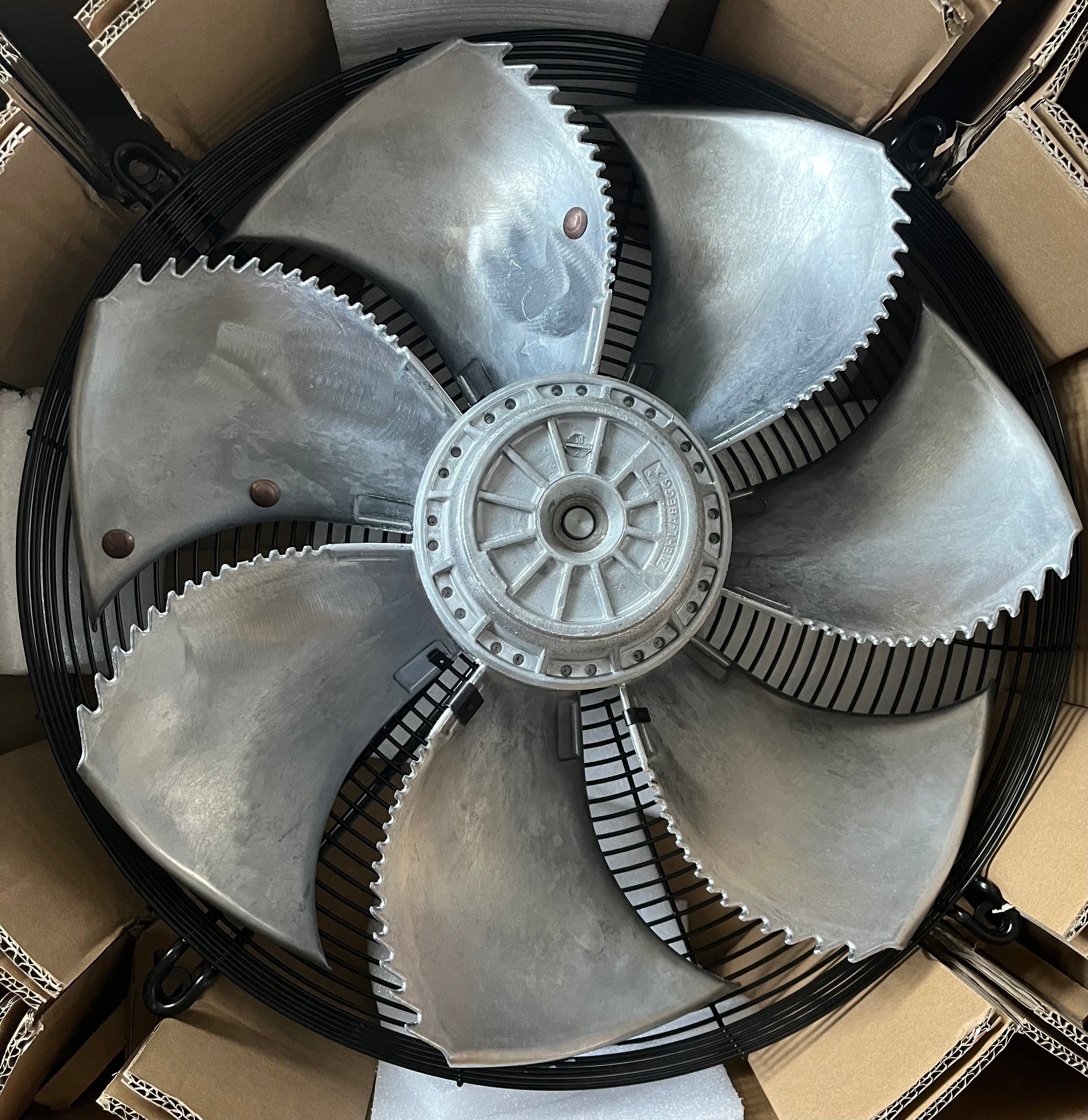 FN050-VDK.4I.A7P1 ZIEHL-ABEGG Axial Fan 3~400V Dual-Speed Industrial Cooling Solution