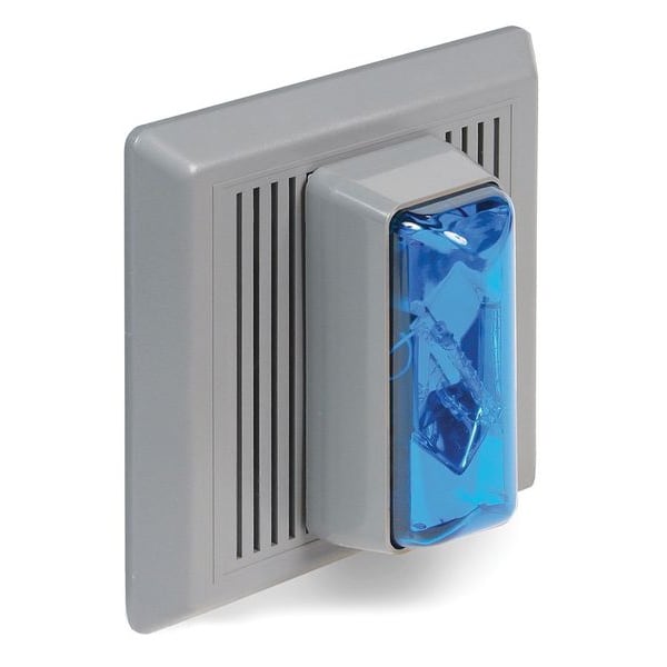 869STRB-AQ | Edwards Signaling 24V Blue Flush Mount Horn/Strobe 90dB 20cd UL