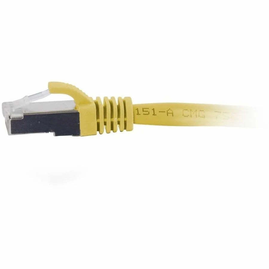 C2G 6ft (1.8m) Cat6a Snagless Shielded (STP) Ethernet Network Patch Cable - Yellow