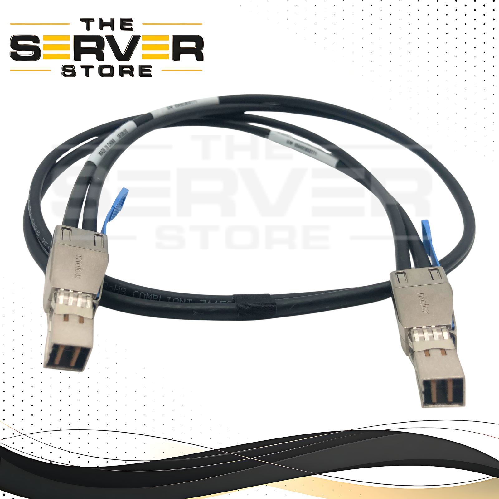 NetApp Molex 1M MiniSAS HD to MiniSAS HD SFF-8643 Cable 112-00436