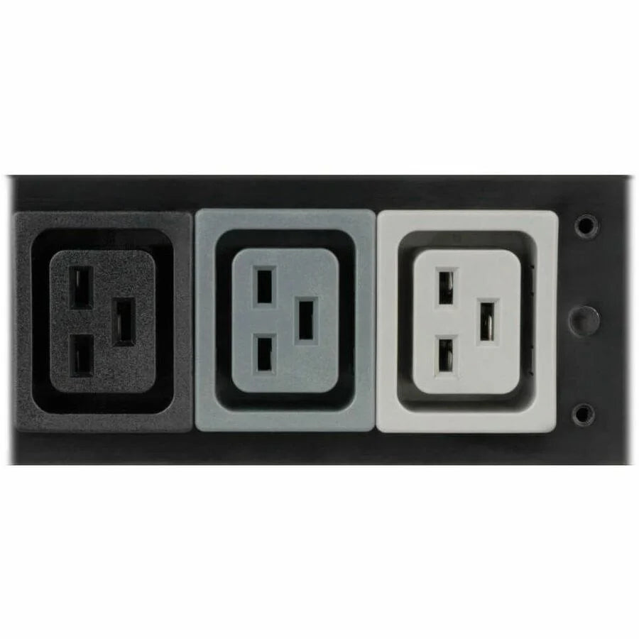 Eaton Tripp Lite Series 8.6kW 208/120V 3-Phase Basic PDU - 48 Outlets (36 C13, 6 C19, 6 5-15/20R), L21-30P Input, 6 ft. Cord, 70 in. 0U Rack