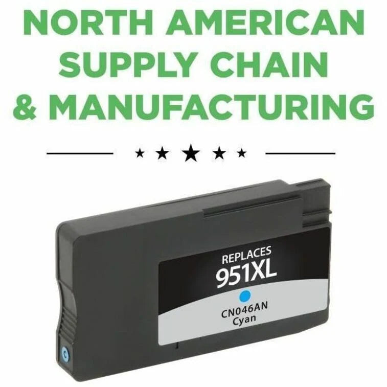 Clover Imaging Remanufactured High Yield Cyan Ink Cartridge for HP 951XL (CN046AN)