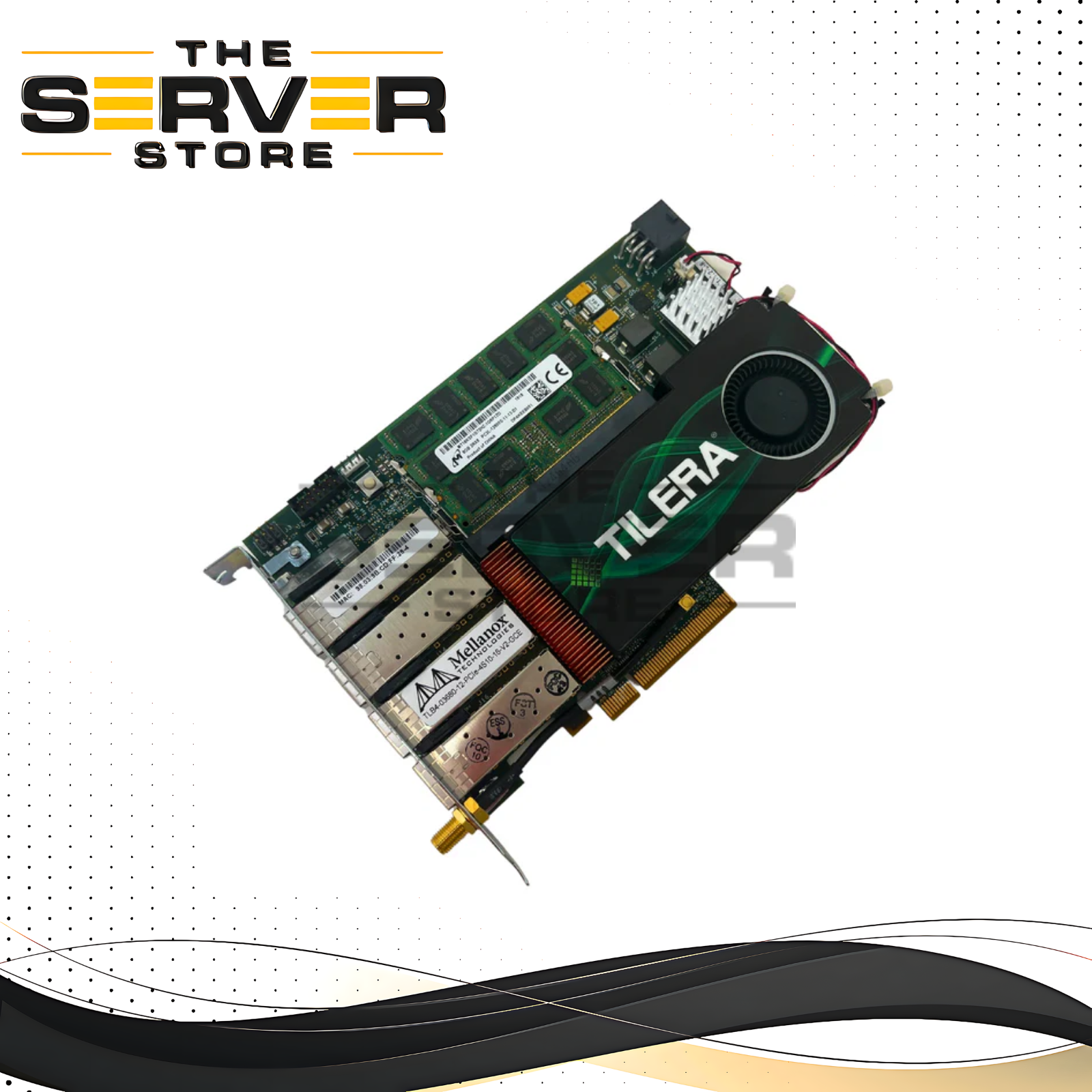 TILERA adapter with 1.2GHz Gx36 processor 4x10GE SFP/SFP+ ports 16GB w/crypto acceleration (TLB4-03680-12-PCIe-4S10-16-v2-GCE)