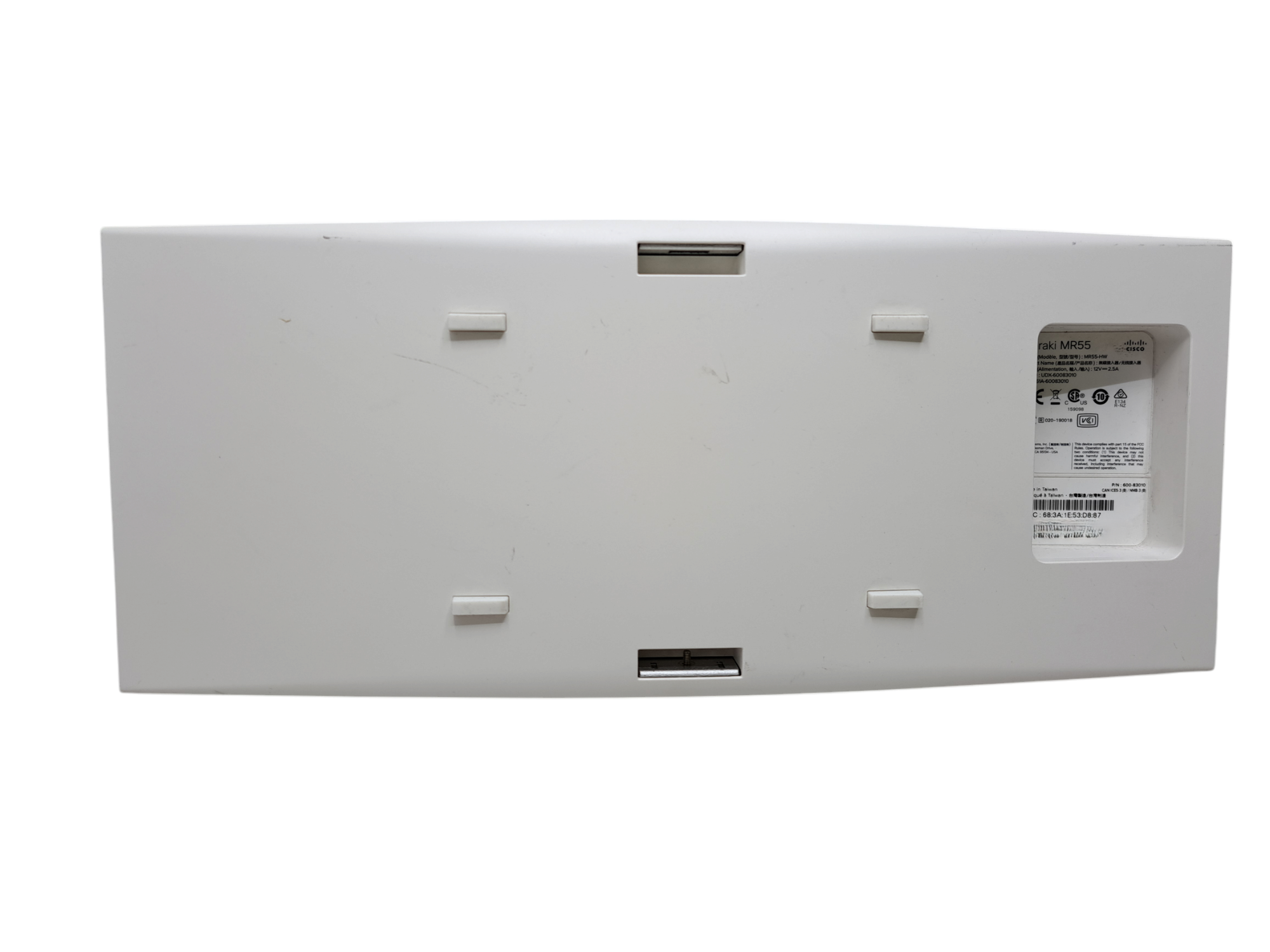 Cisco MR55-HW Cloud-Managed Wi-Fi 6 Indoor Wireless Access Point with 5.9 Gbps Performance