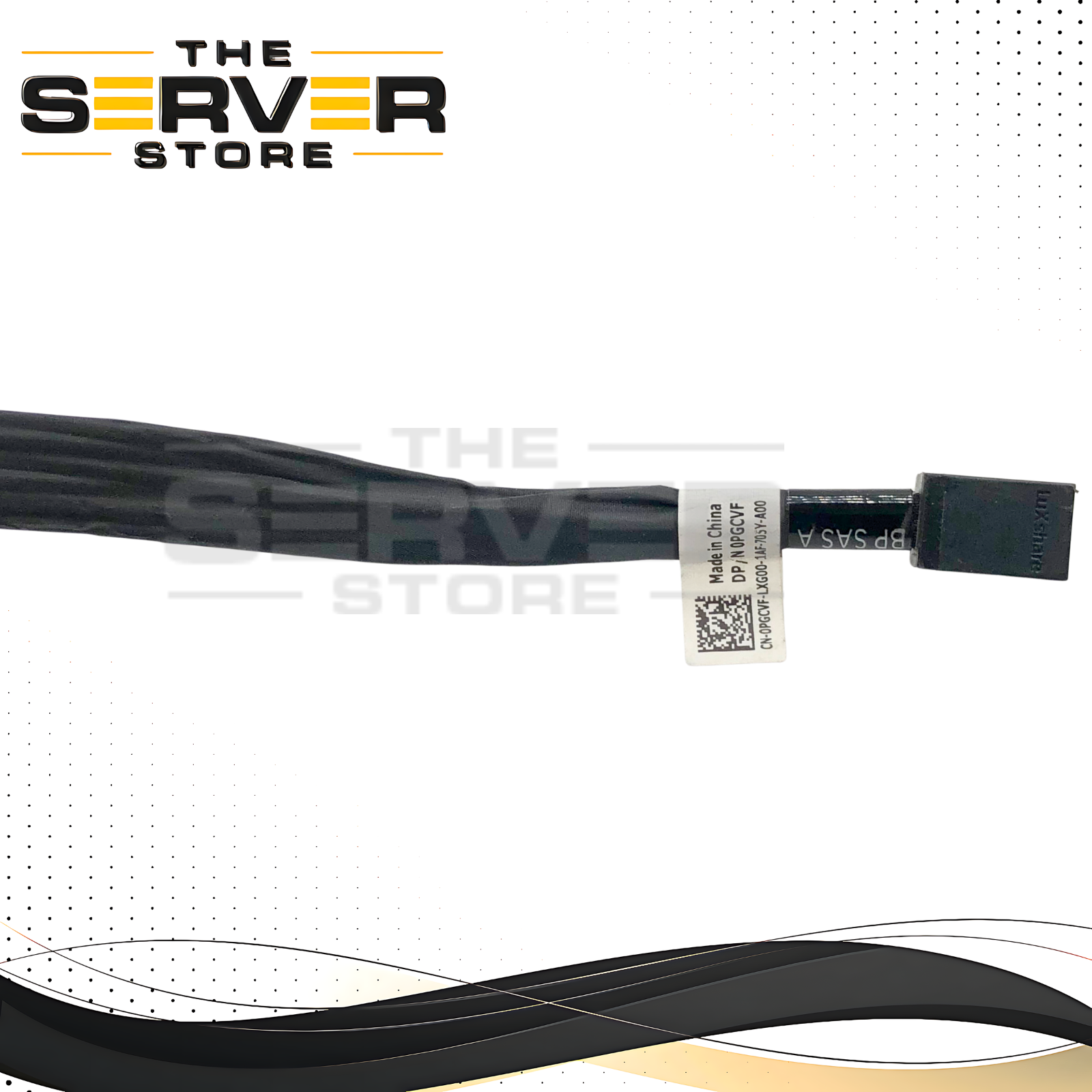 Dell PowerEdge R640 / R740 / R6415 / R7415 Mini-SAS HD (to H730/H740 RAID) to 4-Bay (4B) HDD Backplane Cable. P/N: PGCVF, 0PGCVF.