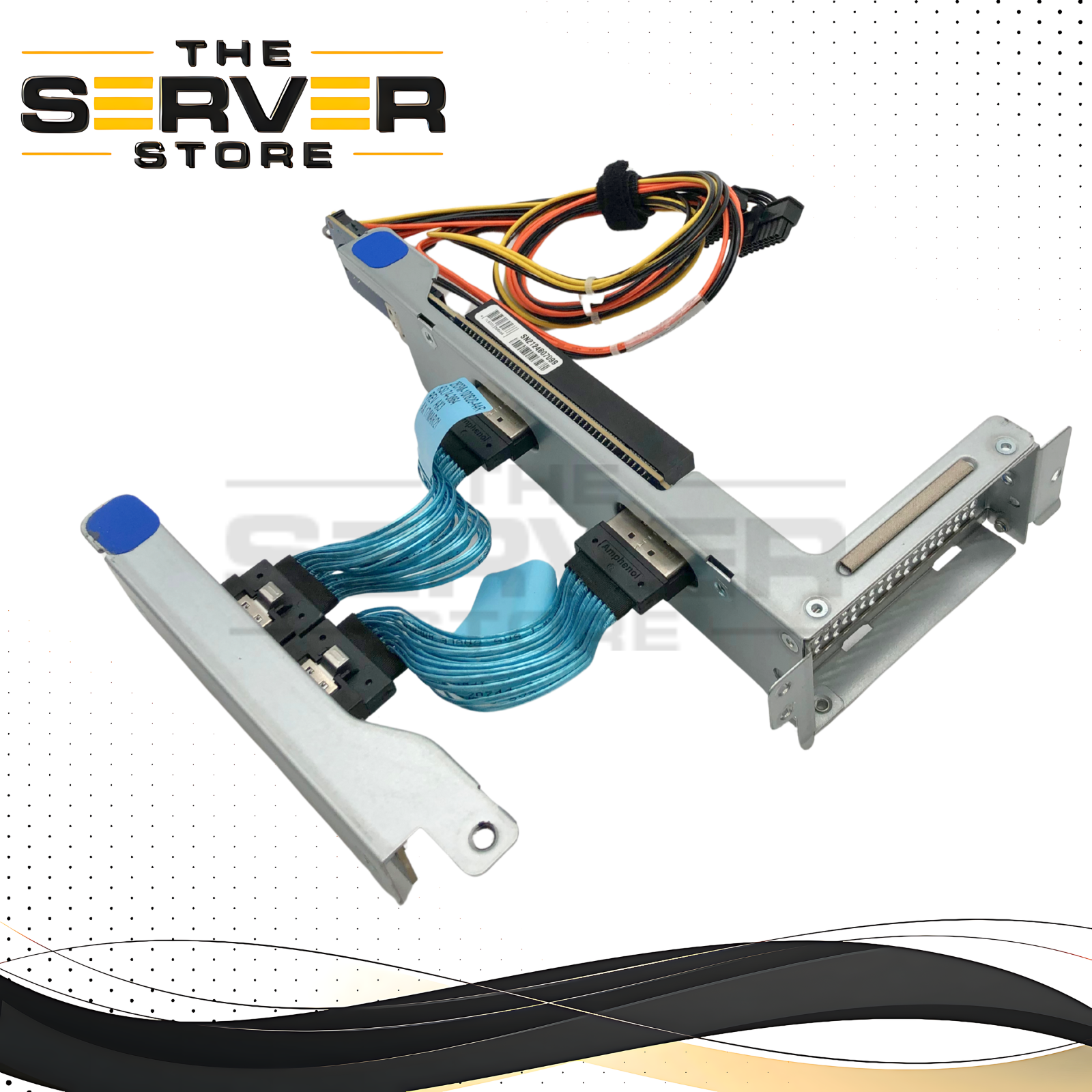 Gigabyte CRS1060 & CRS1029 PCIe Riser Kit with Metal Cage and Cables for Gigabyte R162-Z12-CD 1U Server. P/N: CRS1060, CRS1029.
