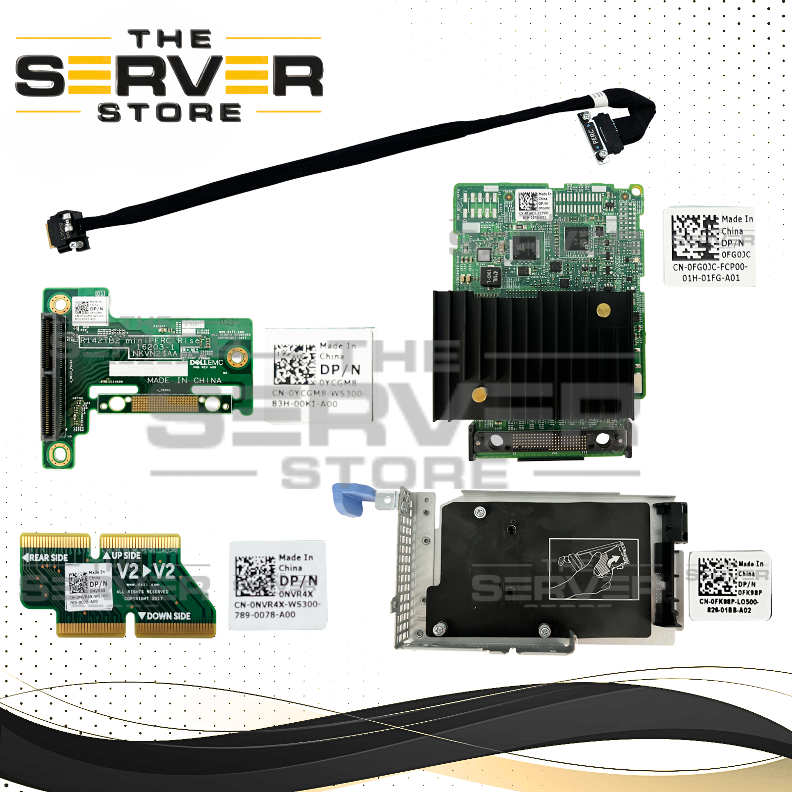 Dell Perc H330 12G SATA Controller Kit for PowerEdge C6420 or C6400 ( with: 0NVR4X - 0YCGM8 - 0FK98P - FG0JC )