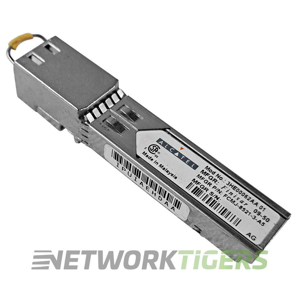 Alcatel 3HE00062AA-01 1GB BASE-TX FCMJ-8521-3-A5 SFP Transceiver