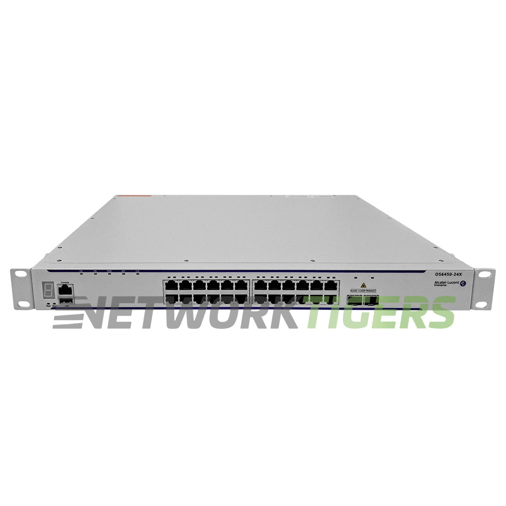 Alcatel-Lucent OS6450-24X 24x 1GB RJ45 2x 10GB SFP+ 1x Mod Slot Switch