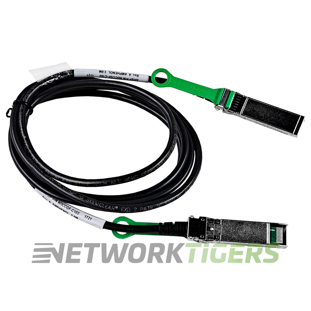 Amphenol SF-NDCCGF28GB-002M 2m 25GB SFP28 Direct Attach Copper Cable for Cisco