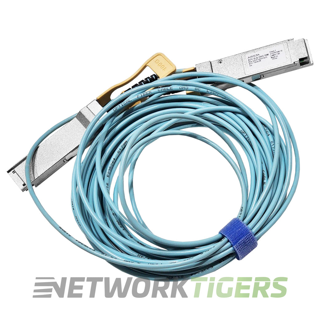NEW Arista AOC-Q-Q-100G-10M 10m 100GB QSFP28 Active Optical Cable