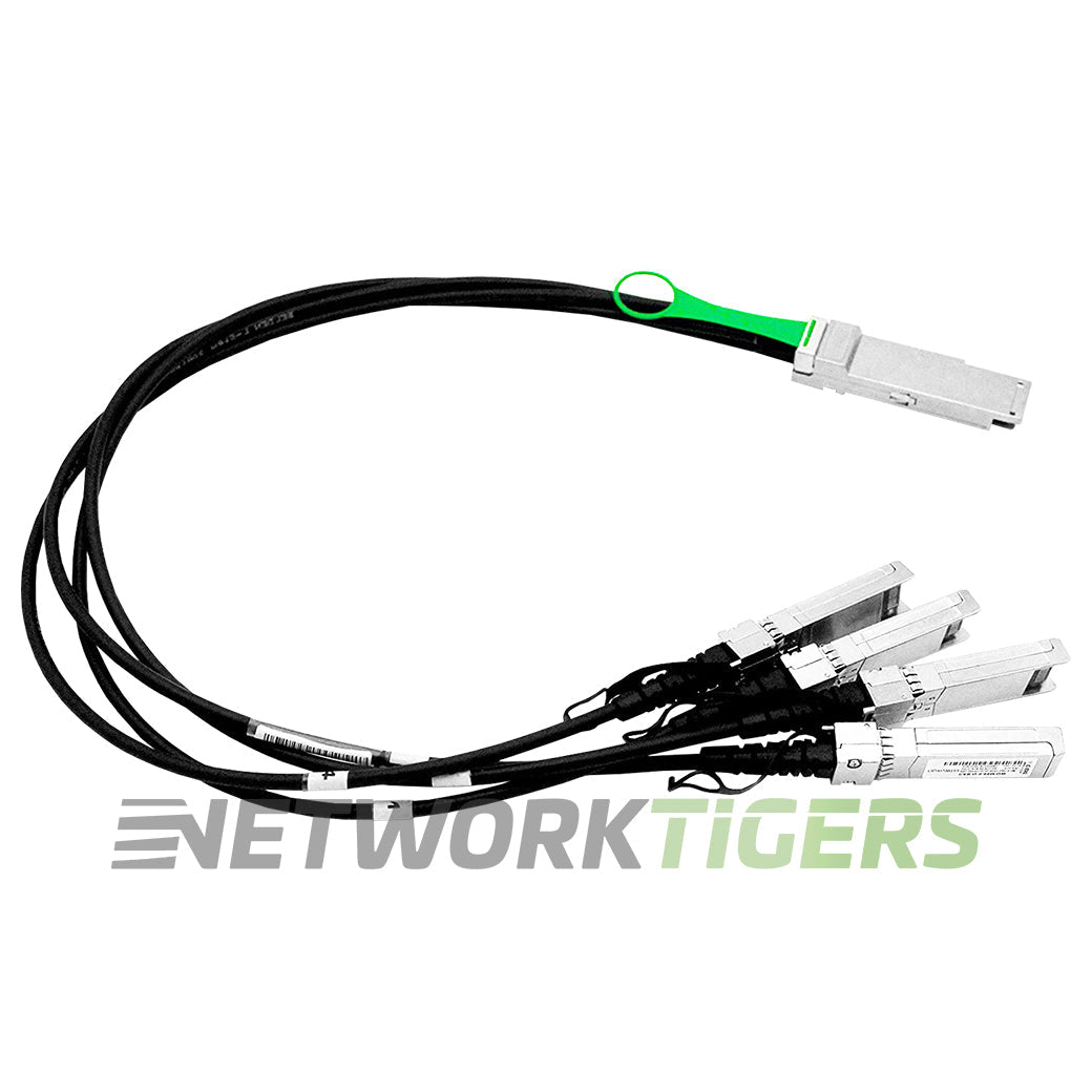 NEW Arista CAB-Q-S-0.5M 0.5m 0.5m 40GB QSFP+ to 4x 10GB SFP+ Breakout Cable