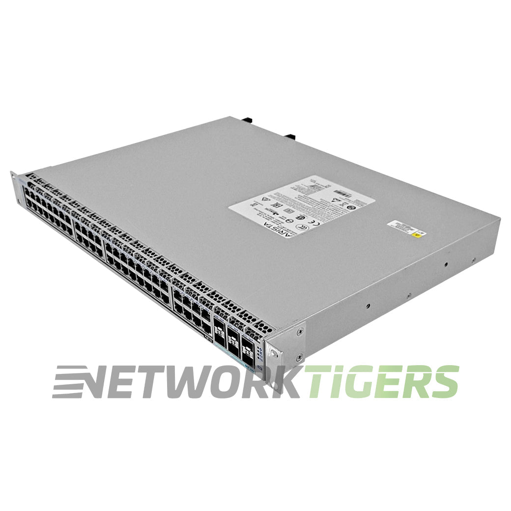 NEW Arista CCS-720XP-48Y6-F 48x 1GB PoE RJ45 6x 25GB SFP+ F-B Airflow Switch