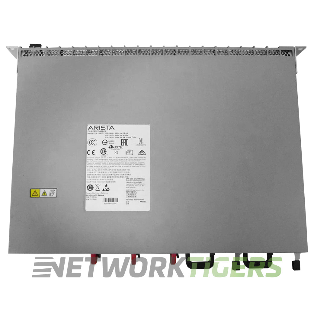 Arista CCS-720XP-48ZC2-2F 48x MultiGB PoE RJ45 4x SFP28 2x QSFP28 F-B Switch