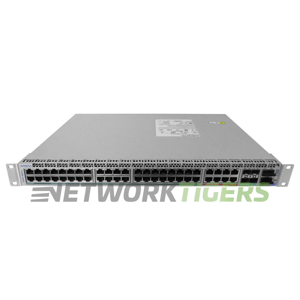 NEW Arista CCS-720XP-48ZC2-2F 48x MultiGB PoE RJ45 4x SFP28 2x QSFP28 F-B Switch