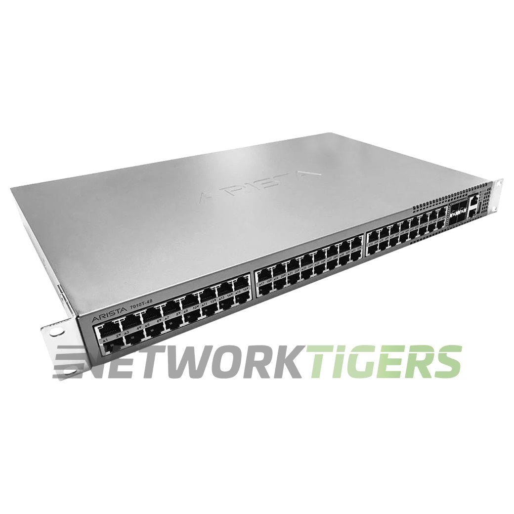 NEW Arista DCS-7010T-48-R 48x 1GB RJ45 4x 10GB SFP+ Back-to-Front Air Switch