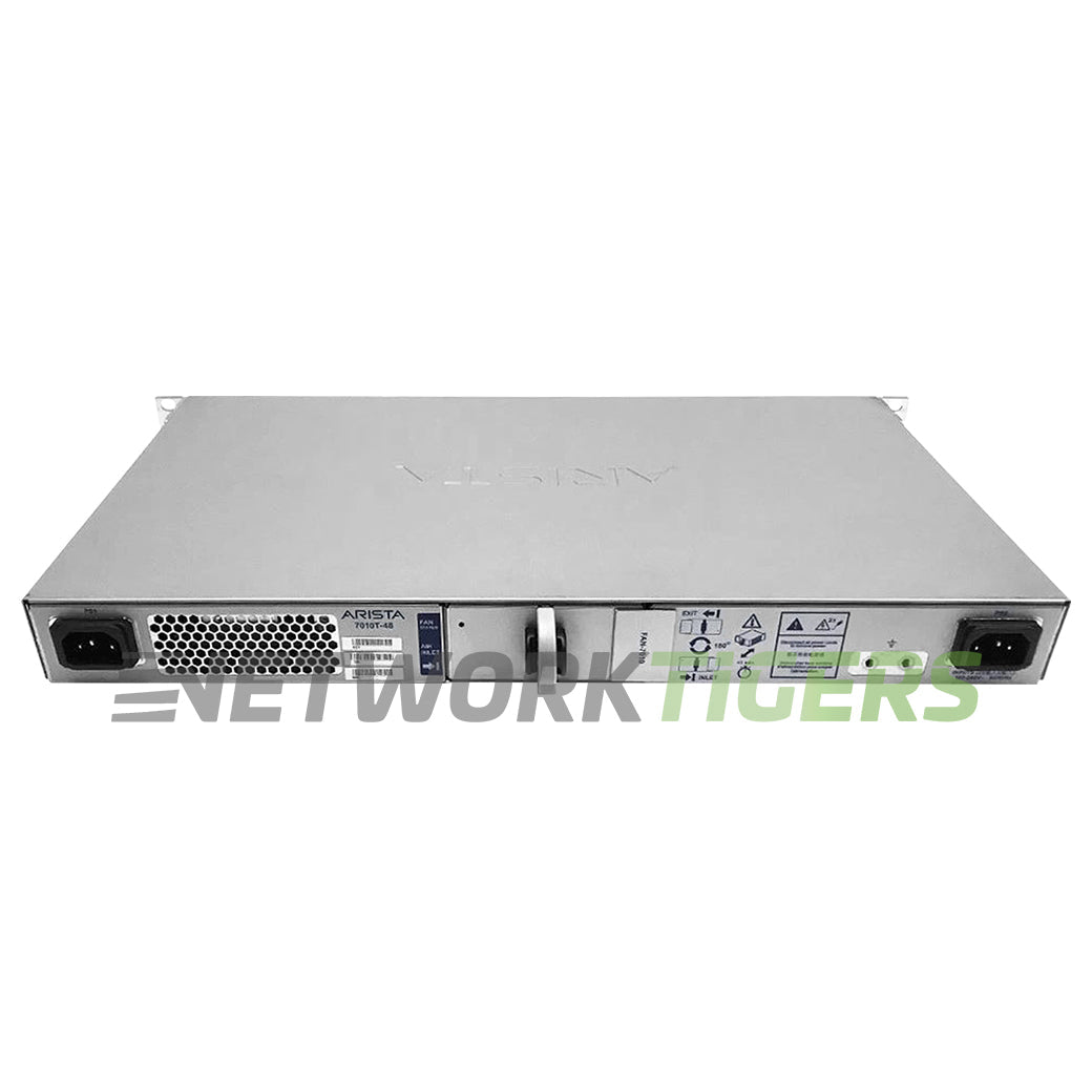 NEW Arista DCS-7010T-48-R 48x 1GB RJ45 4x 10GB SFP+ Back-to-Front Air Switch