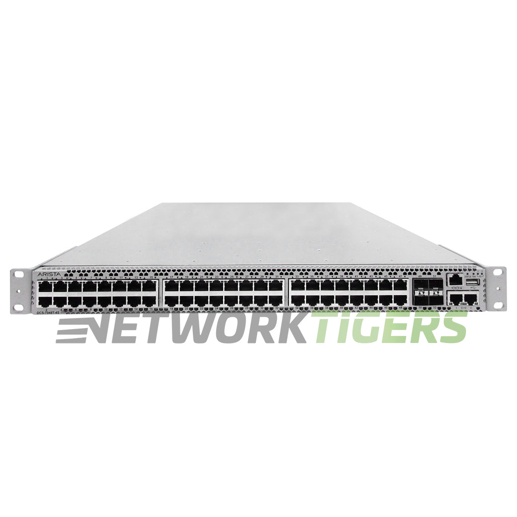 Arista DCS-7048T-4S-R 48x 1GB RJ45 4x 10GB SFP+ Back-to-Front Airflow Switch