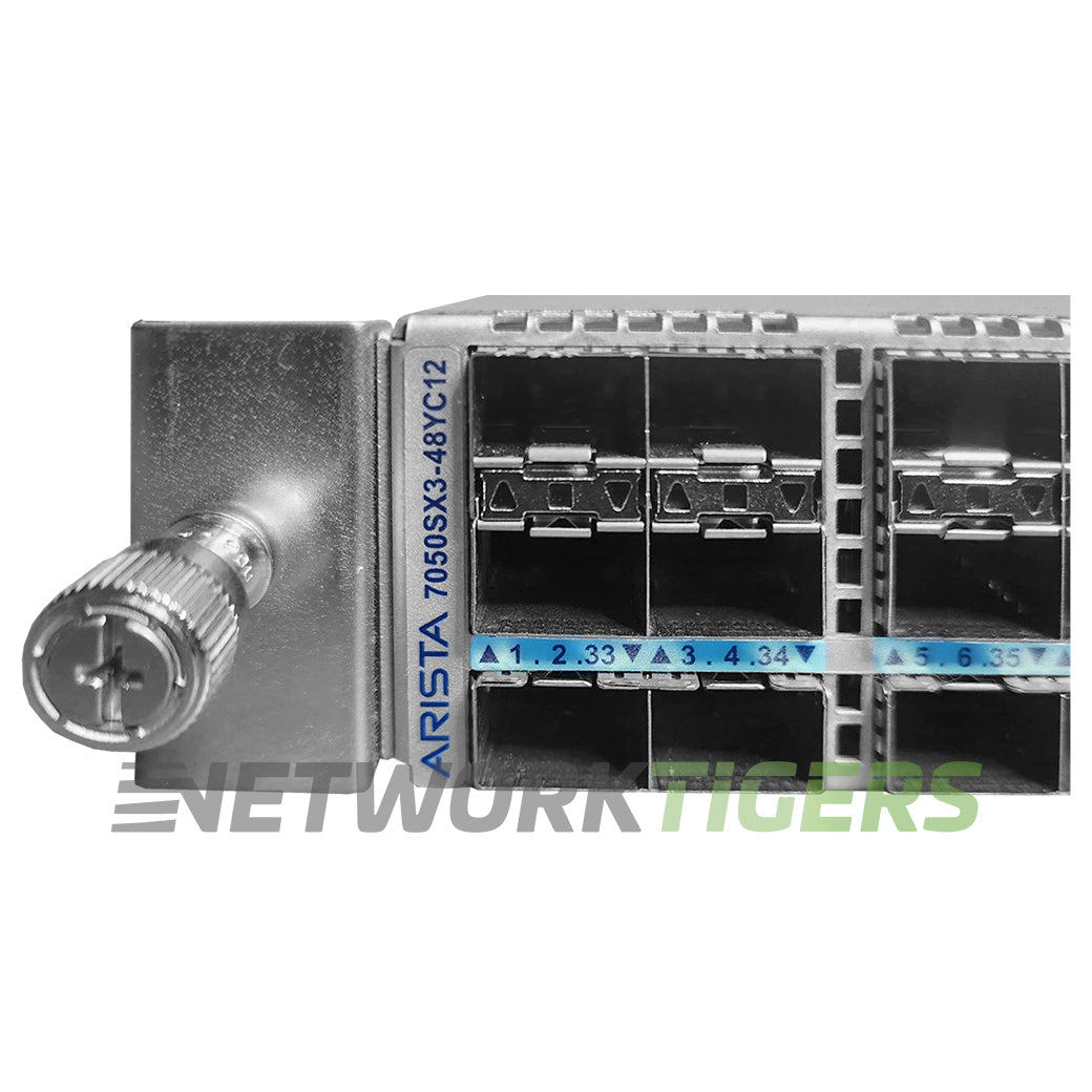 Arista DCS-7050SX3-48YC12-F 48x 25GB SFP28 12x 100GB QSFP F-B Airflow Switch