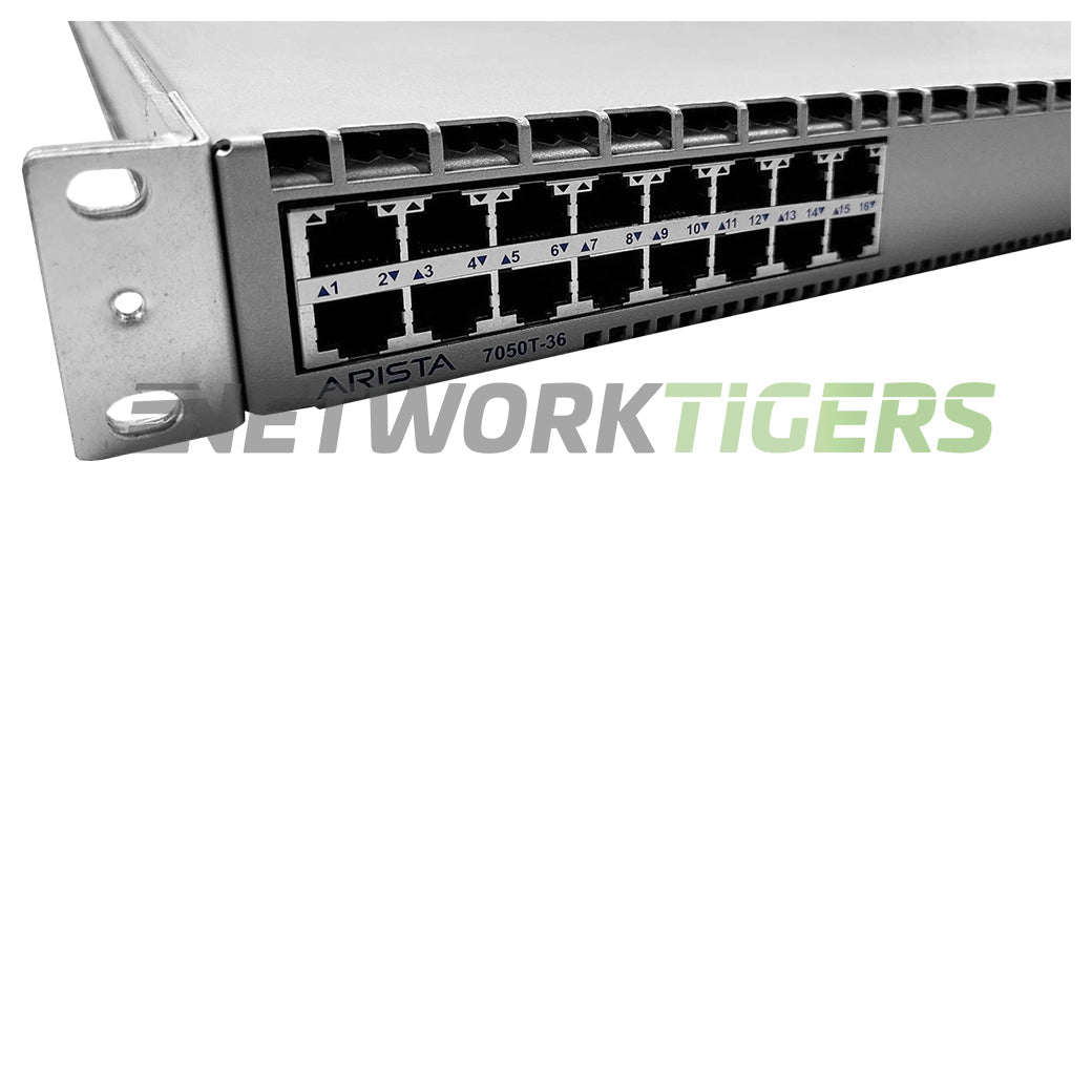 NEW Arista DCS-7050T-36-R 32x 10GB Copper 4x 10GB SFP+ Back-to-Front Air Switch