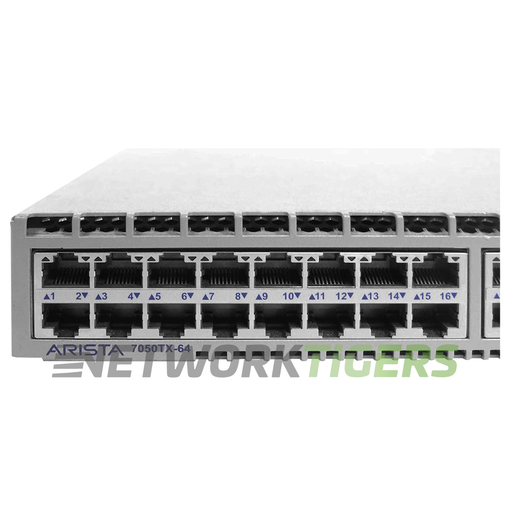 Arista DCS-7050TX-64-F 48x 10GB Copper 4x 40GB QSFP+ Front-to-Back Air Switch
