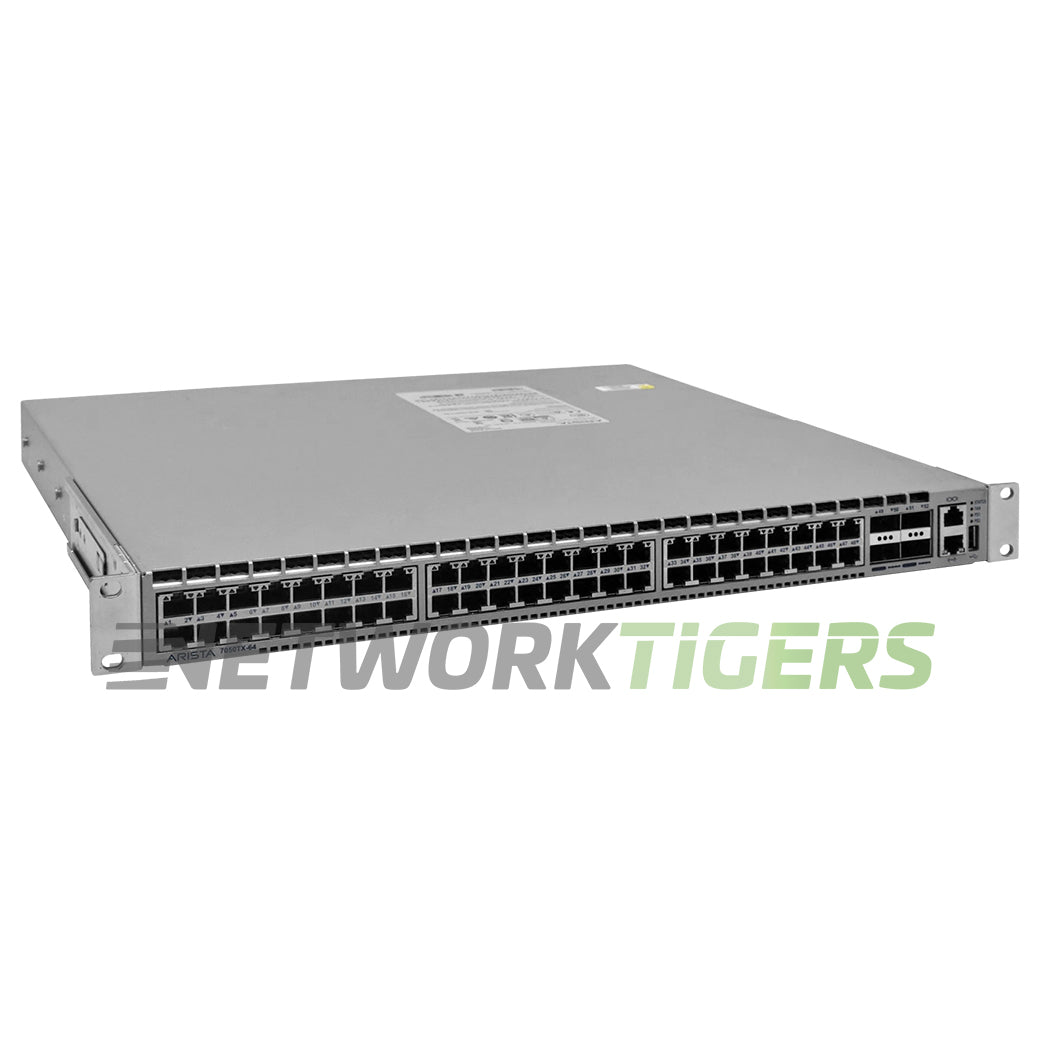 Arista DCS-7050TX-64-R 48x 10GB Copper 4x 40GB QSFP+ Back-to-Front Air Switch