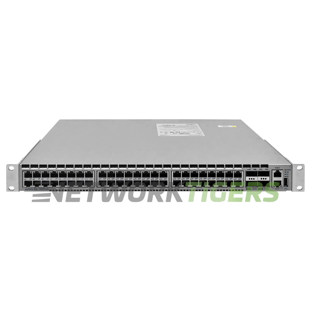 NEW Arista DCS-7050TX-64-R 48x 10GB Copper 4x 40GB QSFP+ B-F Airflow Switch