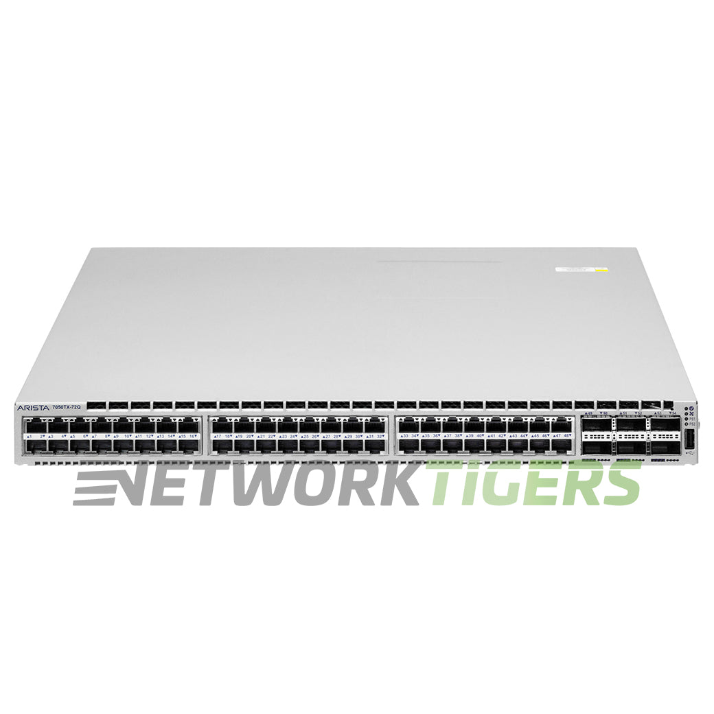 NEW Arista DCS-7050TX-72Q-F 48x 10GB Copper 6x 40GB QSFP+ F-B Airflow Switch