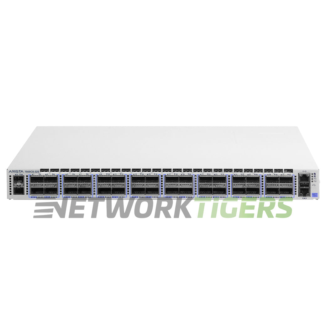 NEW Arista DCS-7060CX-32S-R HPE JH577A 32x 100GB QSFP100 2x 10GB SFP+ B-F Switch