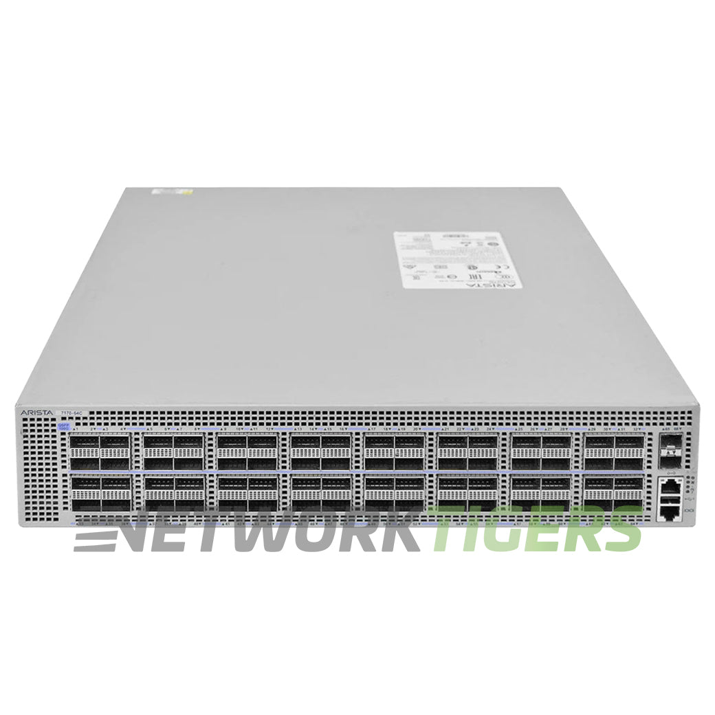 Arista DCS-7170-64C-R 7170 Series 64x 100GB QSFP28 Back-to-Front Airflow Switch