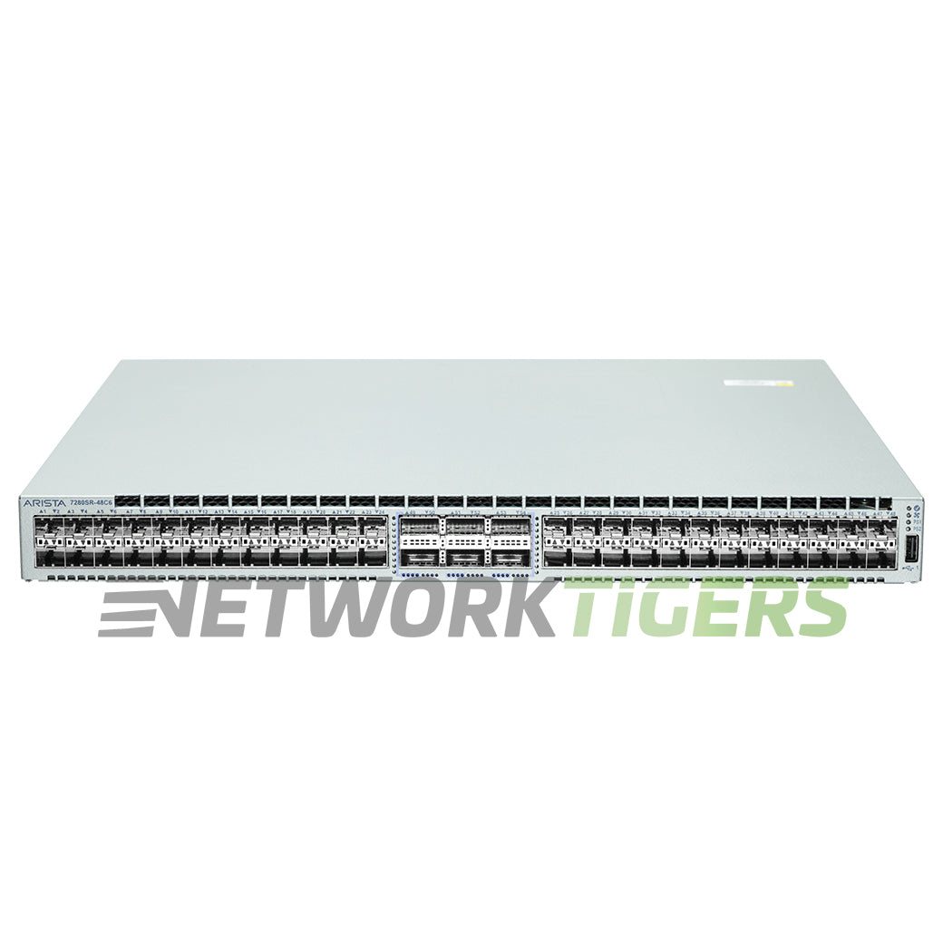 Arista DCS-7280SR-48C6-M-R 48x 10GB SFP+ 6x 100GB QSFP28 B-F Airflow Switch