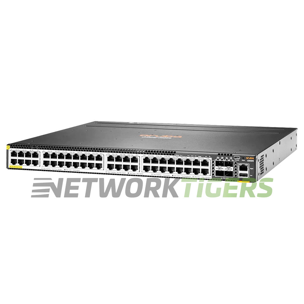HPE Aruba JL659A CX 6300 Series 48x 5GB PoE++ RJ45 4x 50GB SFP56 Switch