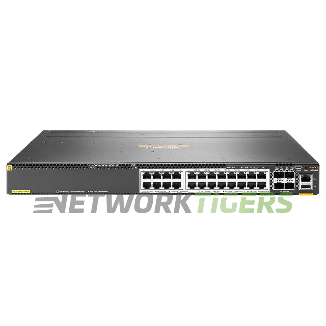 NEW HPE Aruba JL660A CX 6300 Series 24x 5GB PoE++ RJ45 4x 50GB SFP Switch