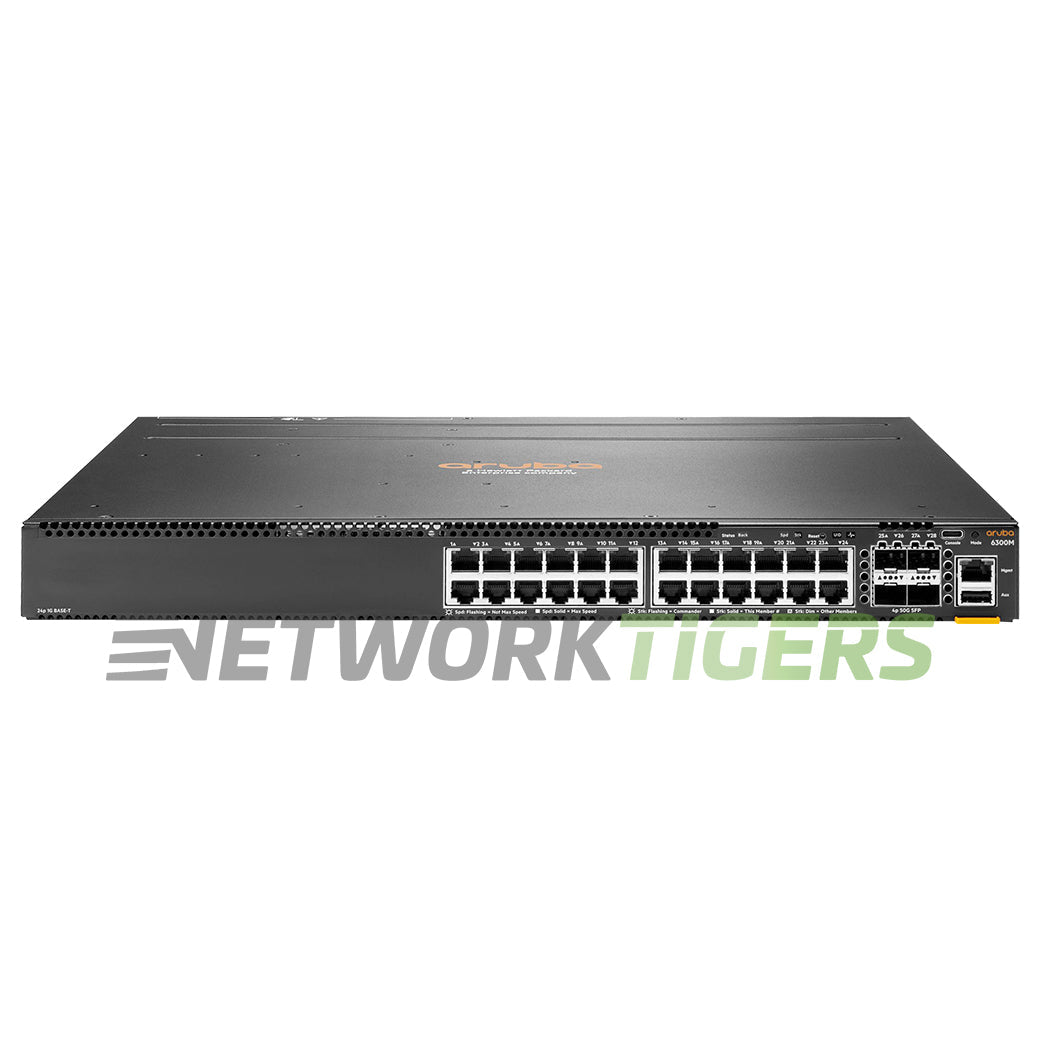 HPE Aruba JL668A CX 6300 Series 24x 1GB RJ45 4x 50GB SFP56 Switch