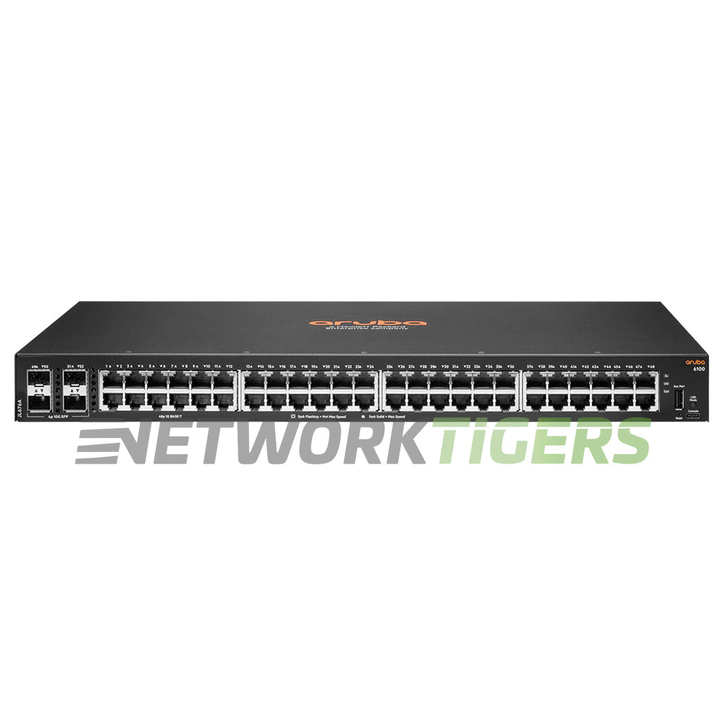 NEW HPE Aruba JL676A CX 6100 Series 48x 1GB RJ45 4x 10GB SFP+ Switch