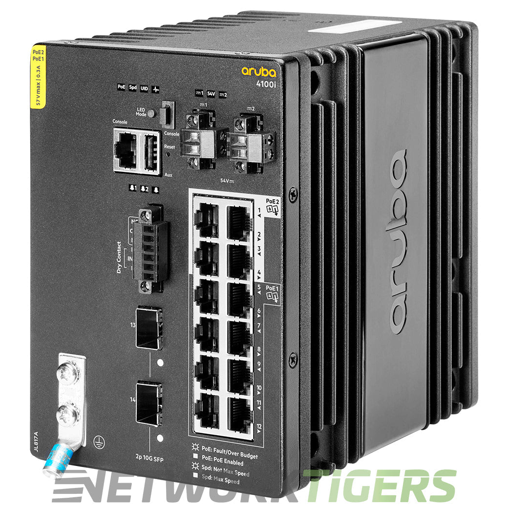 HPE Aruba JL817A CX 4100i Series 12x 1GB PoE RJ45 2x 10GB SFP+ Switch