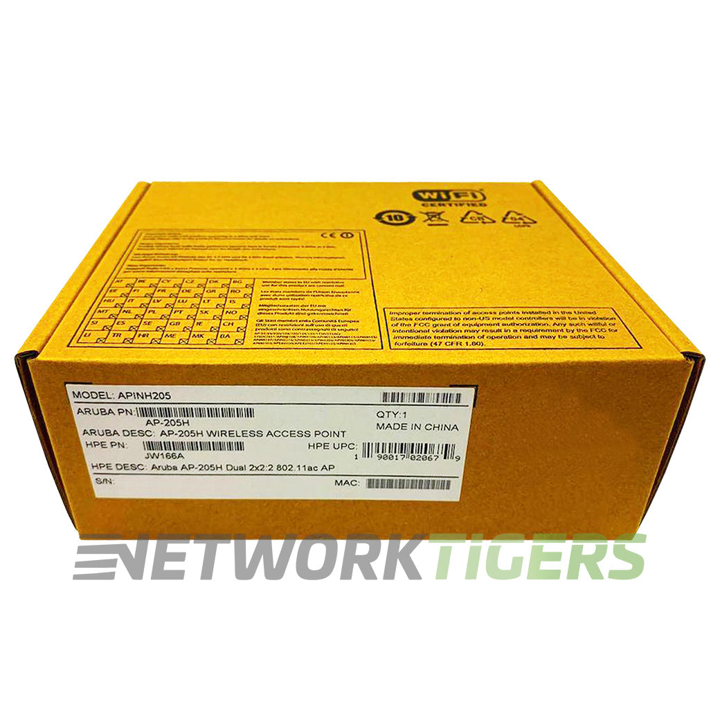 NEW HPE Aruba AP-205H JW166A Wi-Fi 5 802.11ac Internal Antenna Wireless AP