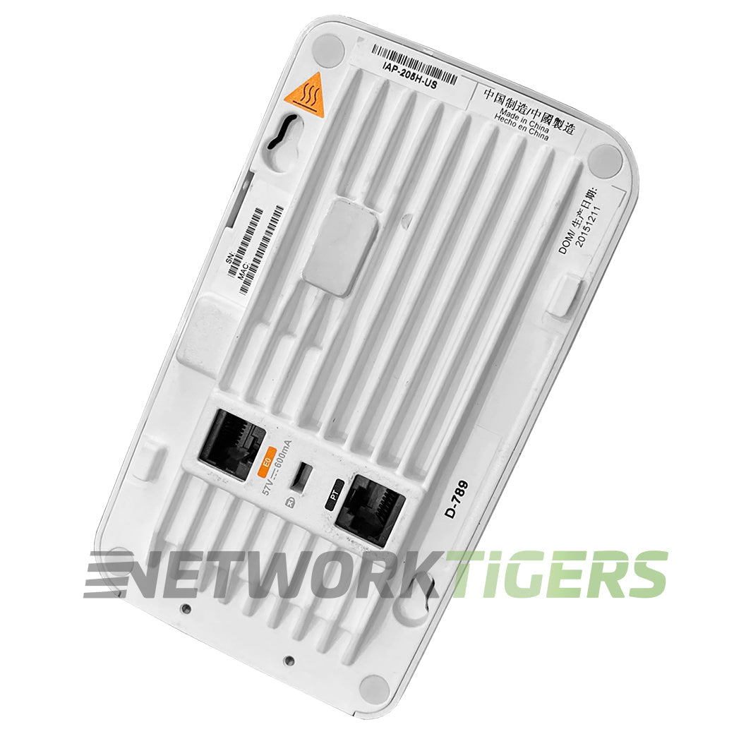 HPE Aruba AP-205H JW167A TAA Wi-Fi 5 802.11ac Internal Antenna WAP w/ Mount
