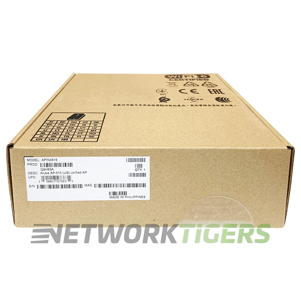 NEW HPE Aruba AP-515 Q9H63A US Wi-Fi 6 802.11ax Internal Antenna Wireless AP