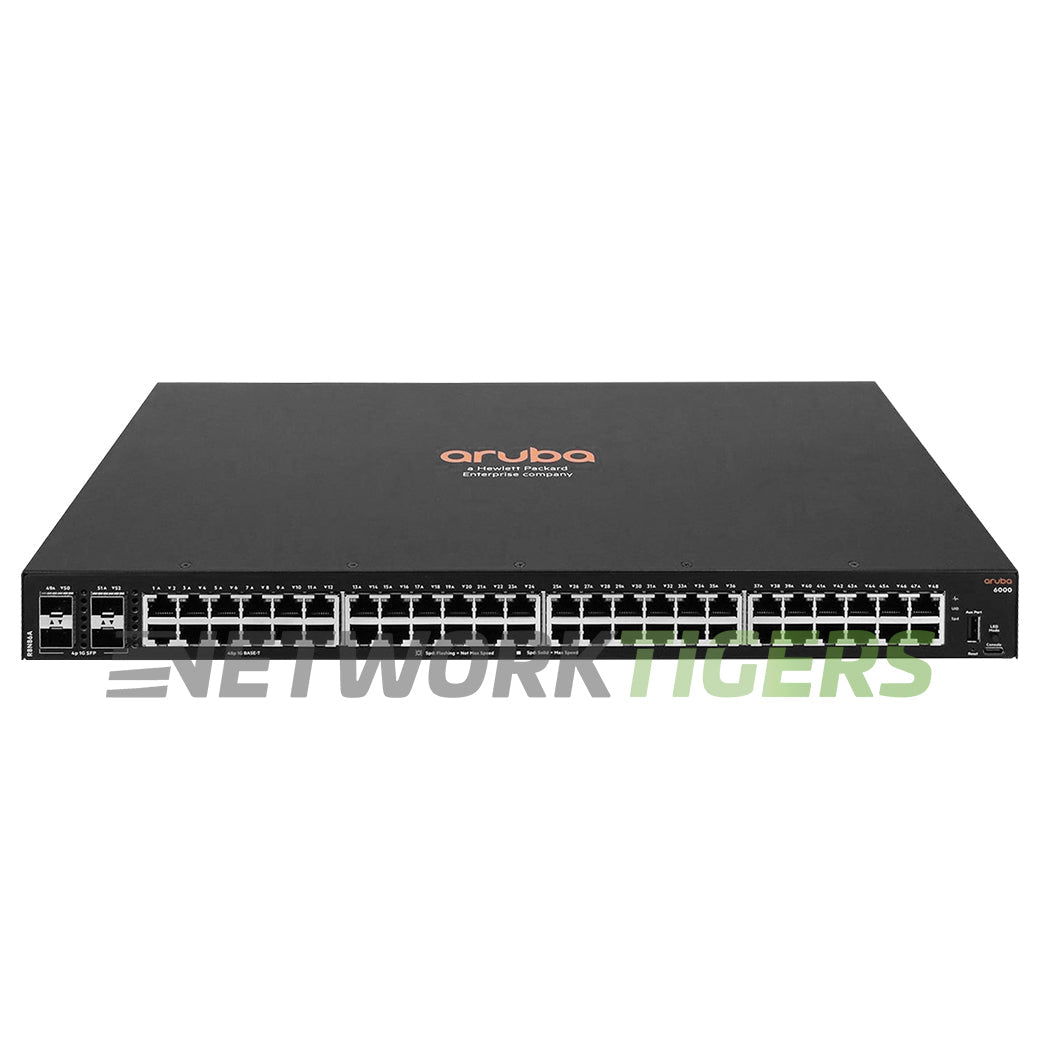 NEW HPE Aruba R8N86A CX 6000 Series 48x 1GB RJ45 4x 1GB SFP Switch