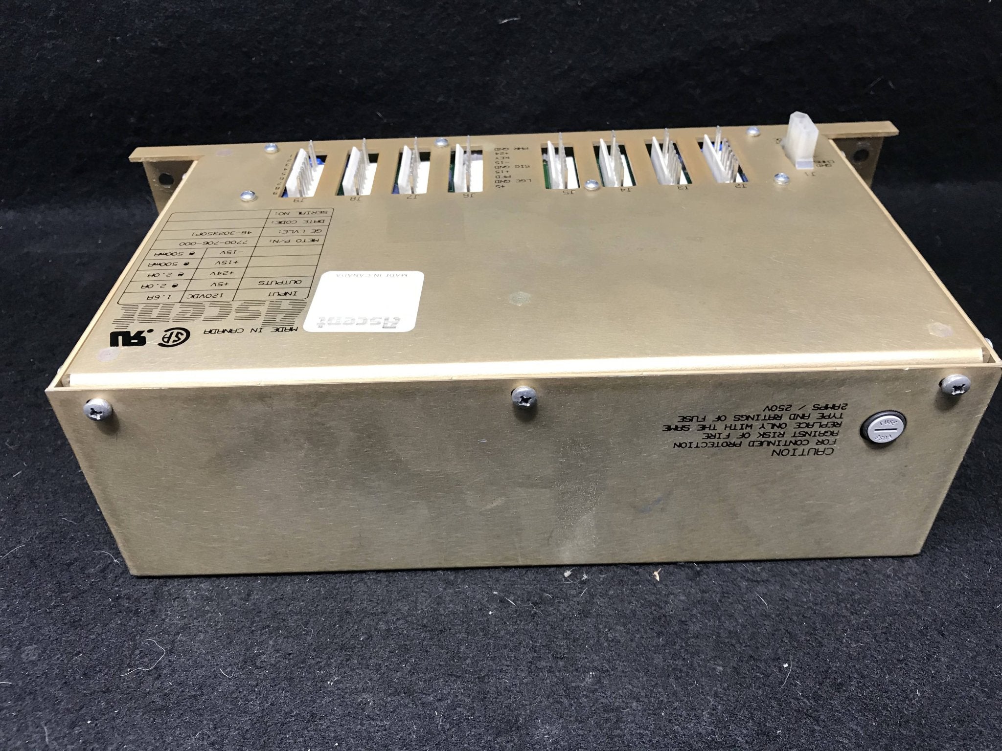 Ascent LVLE Power Supply (46-302350P1) GE AMX 4