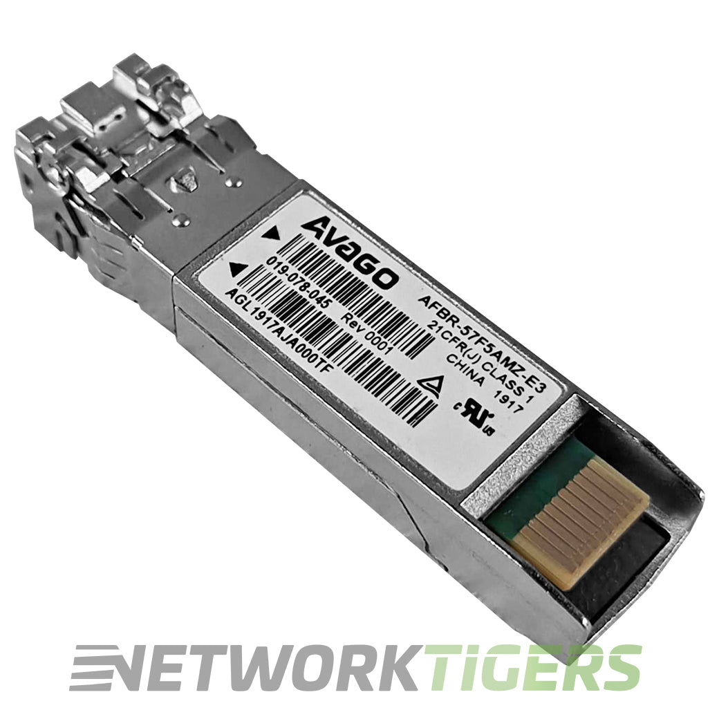 Avago AFBR-57F5AMZ-E3 16GB Fibre Channel Multirate 850nm SW SFP+ Transceiver